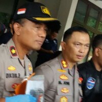 Kapolres Bogor AKBP M Joni daat jumpa pers. (yopi)